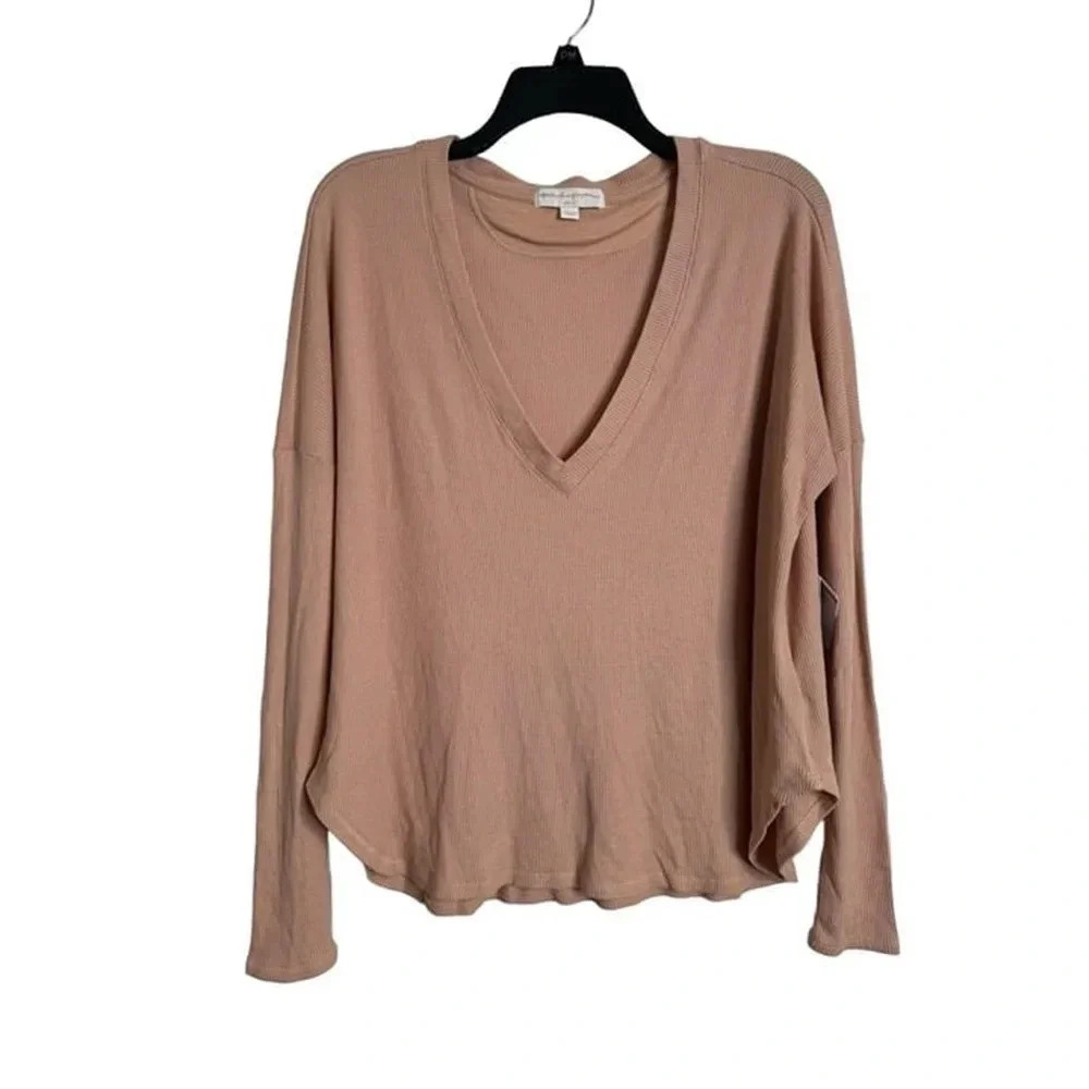 SPIRITUAL GANGSTER NWT SHINE V NECK THERMAL
